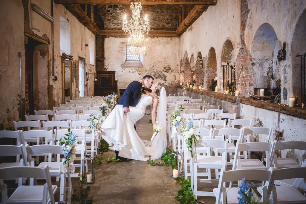 Wedding Ceremony in Belleek Castle's Stables
