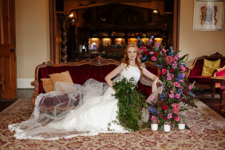 Bride in the Armada bar